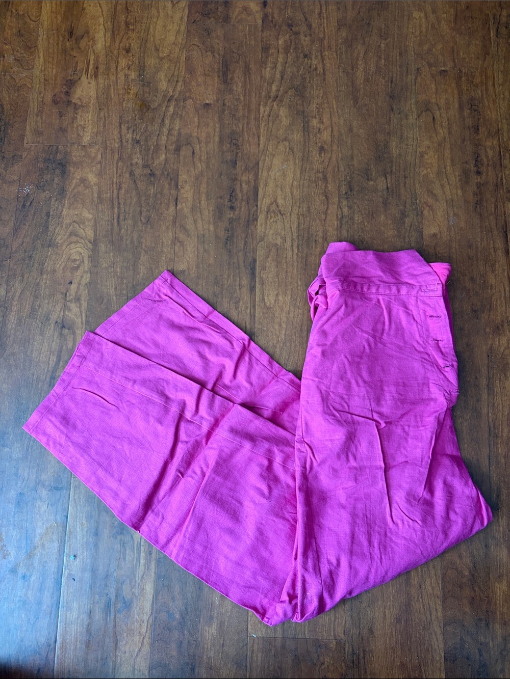 Lovers + Friends Women's Pink Wide-Leg Pants Size M